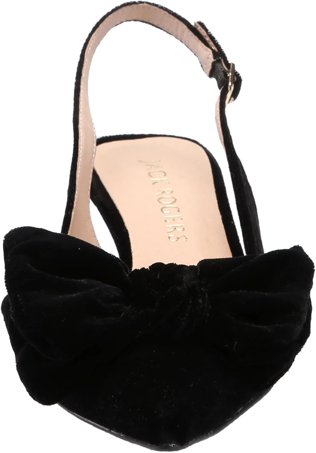 Jack Rogers Women's Debra Slingback Kitten Heel-Velvet Pump