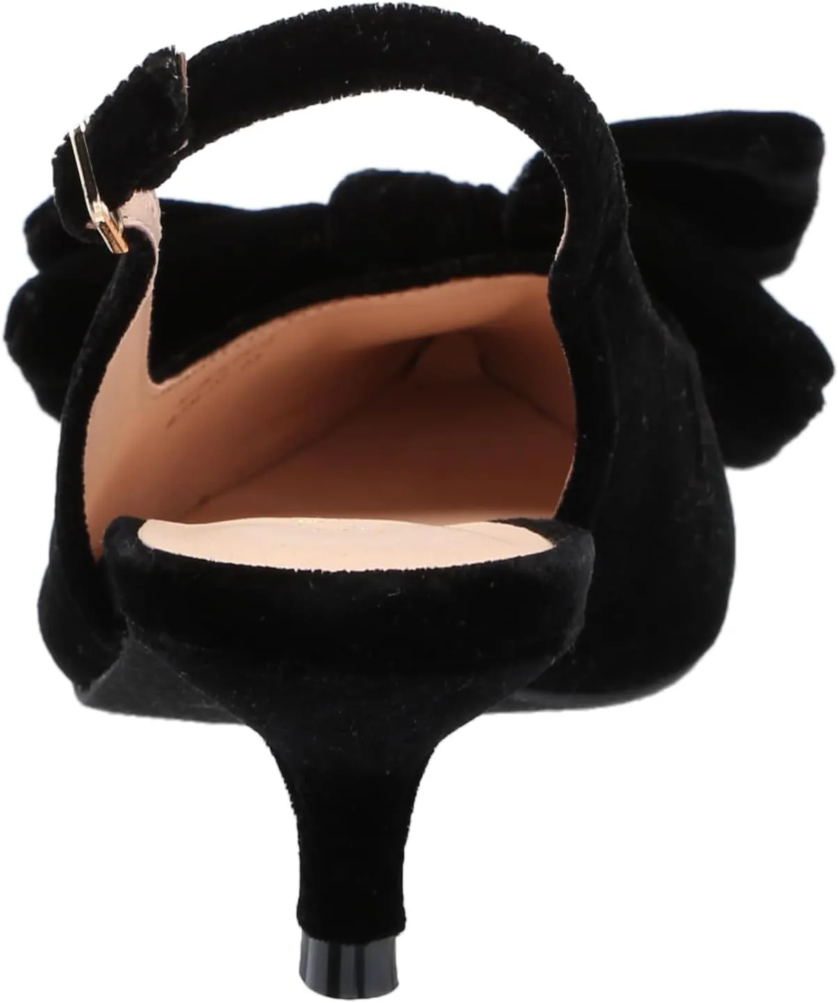Jack Rogers Women's Debra Slingback Kitten Heel-Velvet Pump