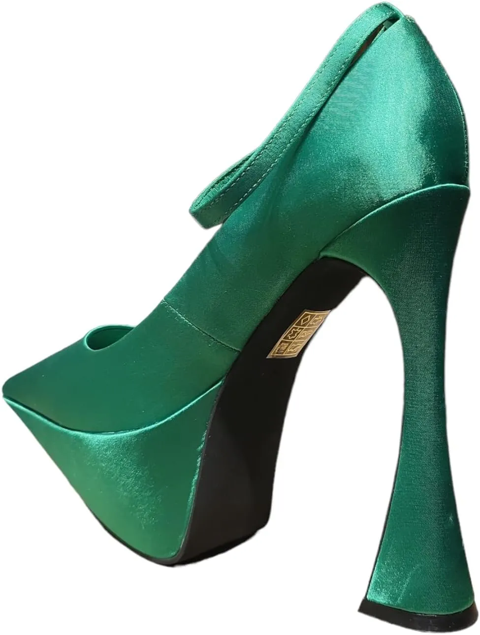 Jeffrey Campbell Siouxsie Heels Green Satin