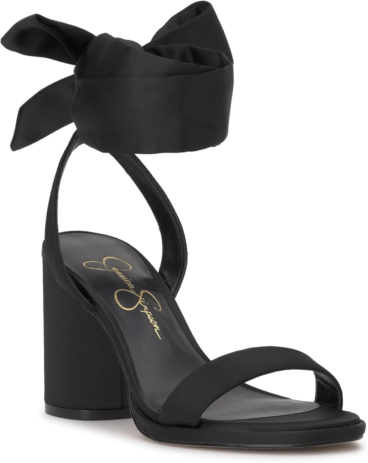 Jessica Simpson Women's Cadith Block Heel Bow Sandal Heeled