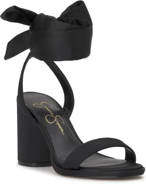 Jessica Simpson Women's Cadith Block Heel Bow Sandal Heeled