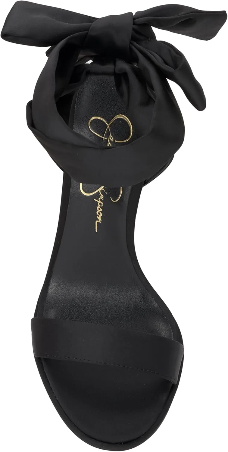 Jessica Simpson Women's Cadith Block Heel Bow Sandal Heeled