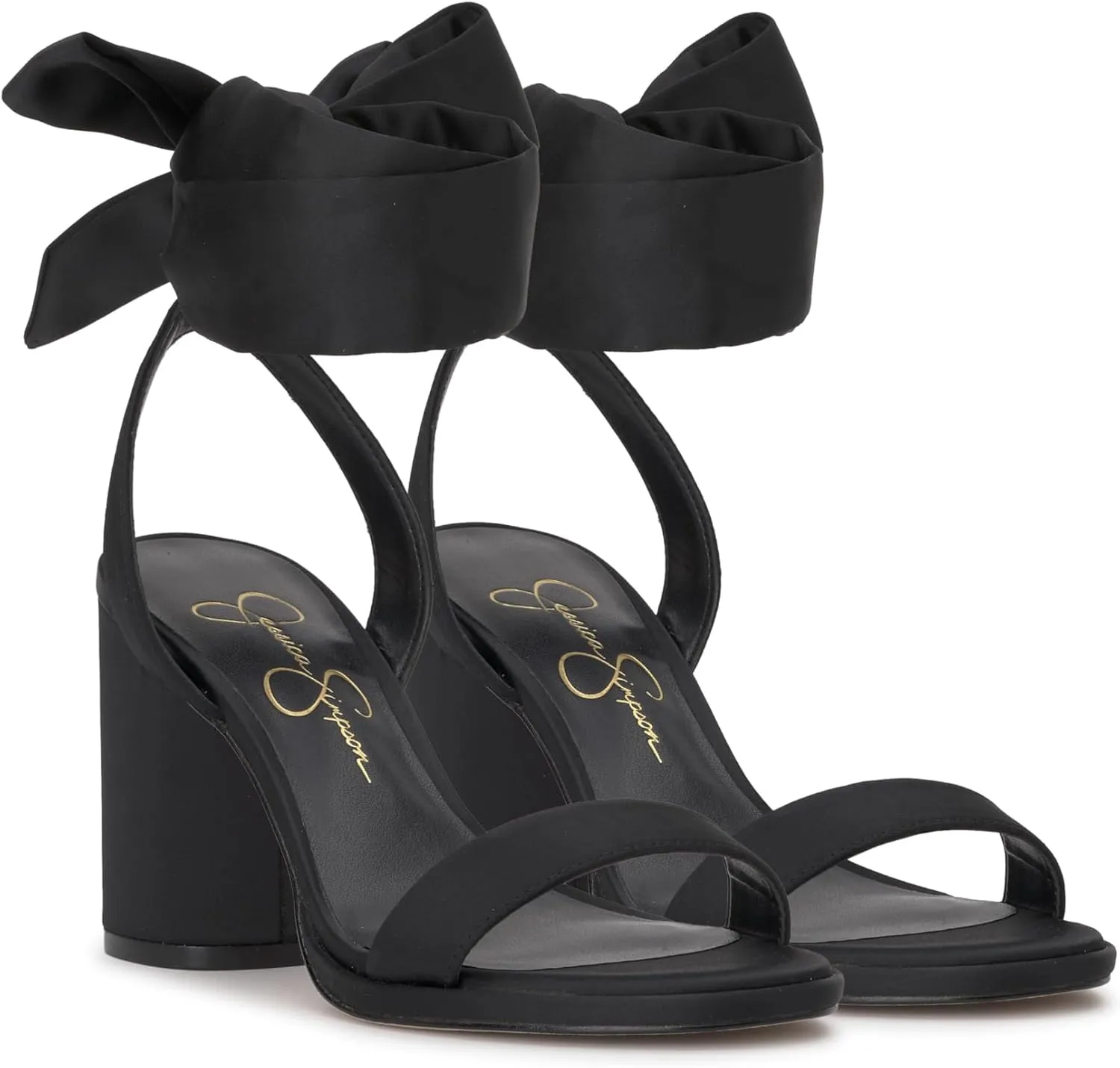Jessica Simpson Women's Cadith Block Heel Bow Sandal Heeled