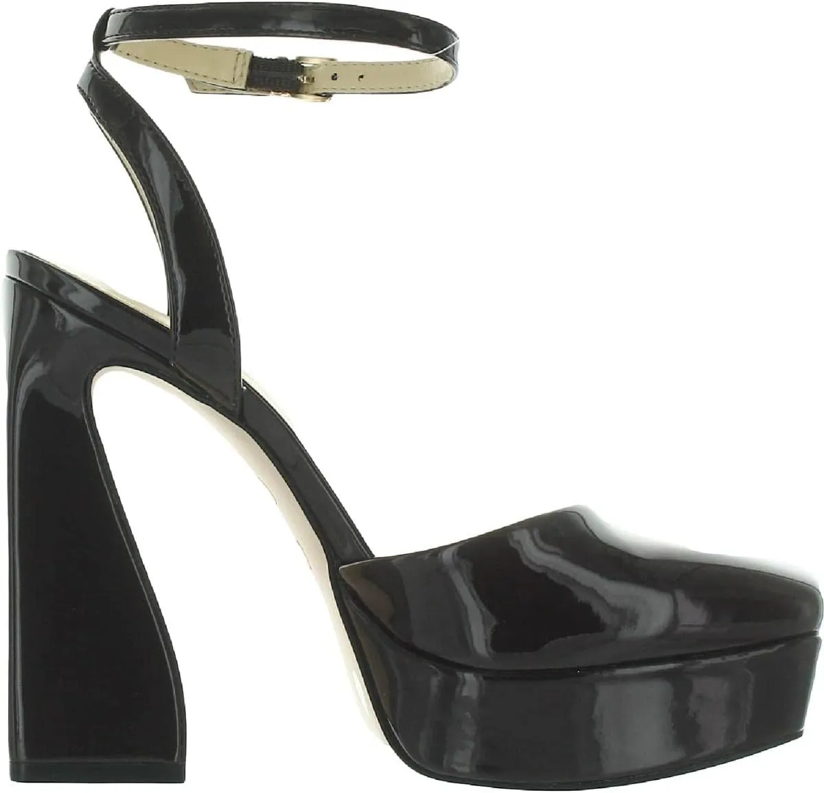 Jessica Simpson Womens Deirae Block Heel Chunky Heel Ankle Strap