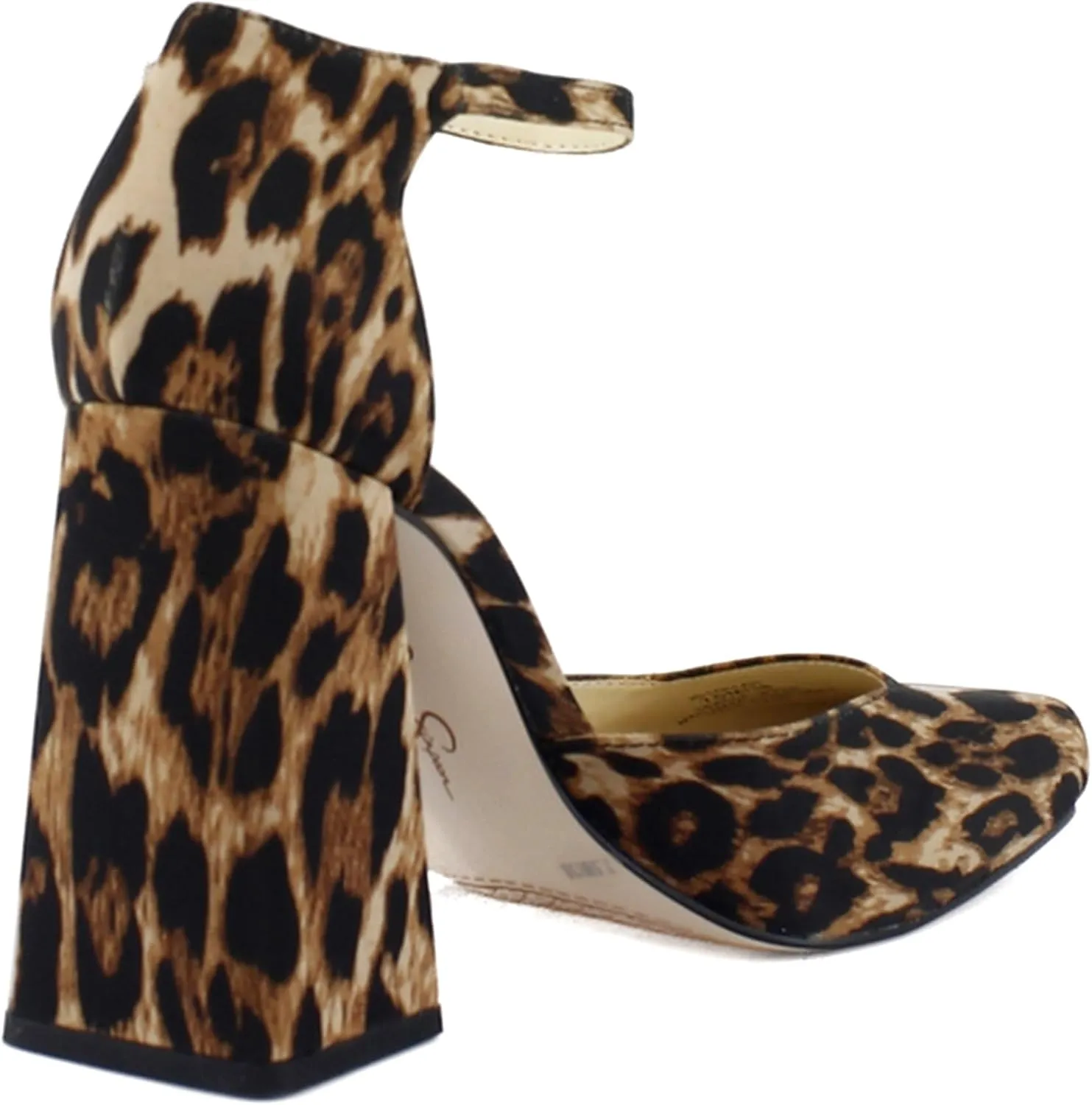 Jessica Simpson Women's Lollah Ankle Strap Block Heel Pump