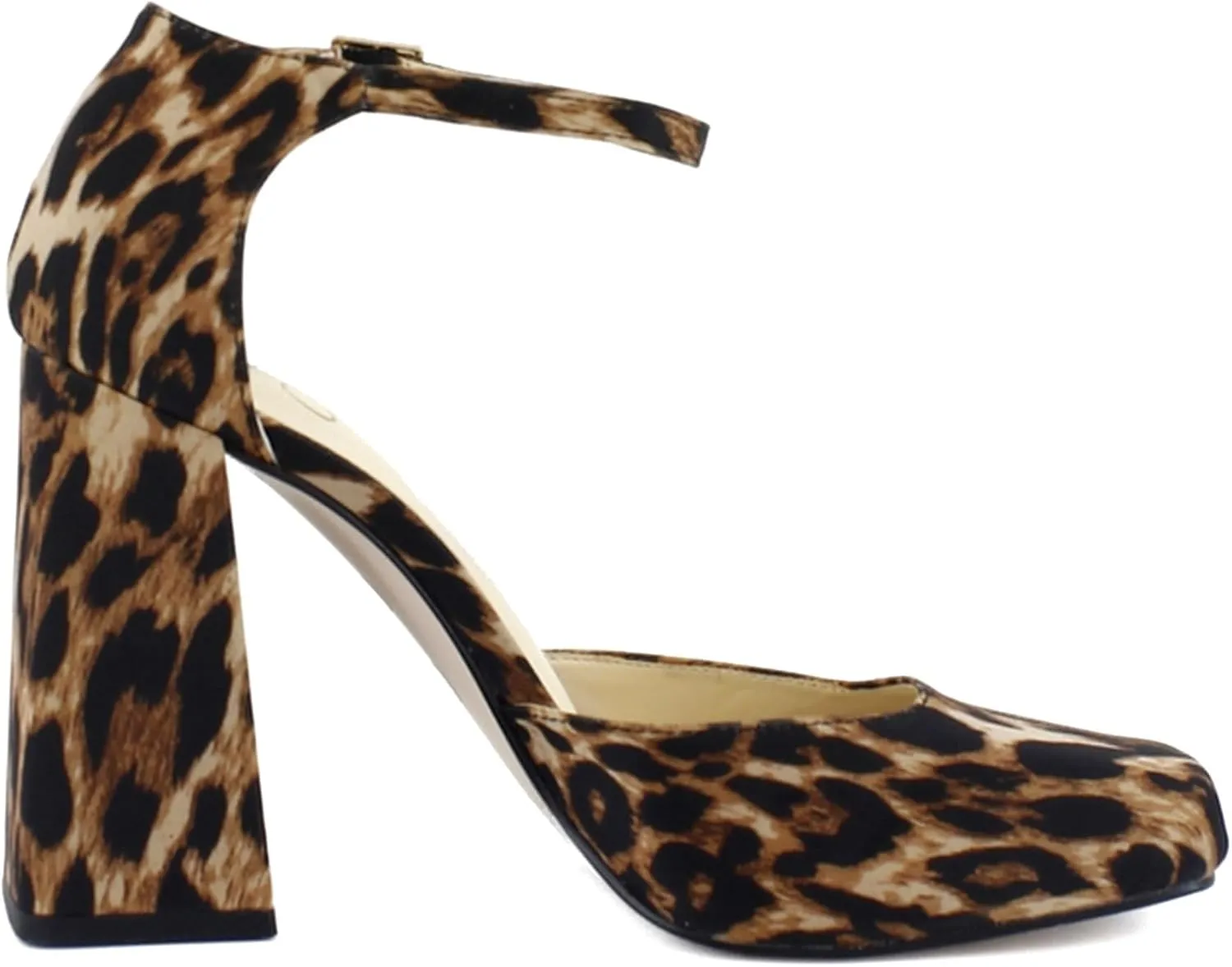 Jessica Simpson Women's Lollah Ankle Strap Block Heel Pump