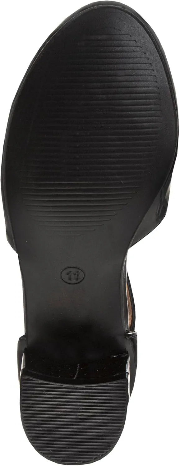 Josmo Girl's Buckle Slip on Sandal Heeled