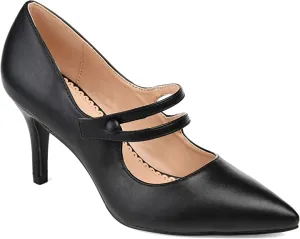 Journee Collection Womens Sidney Pump Black, 9 Womens US