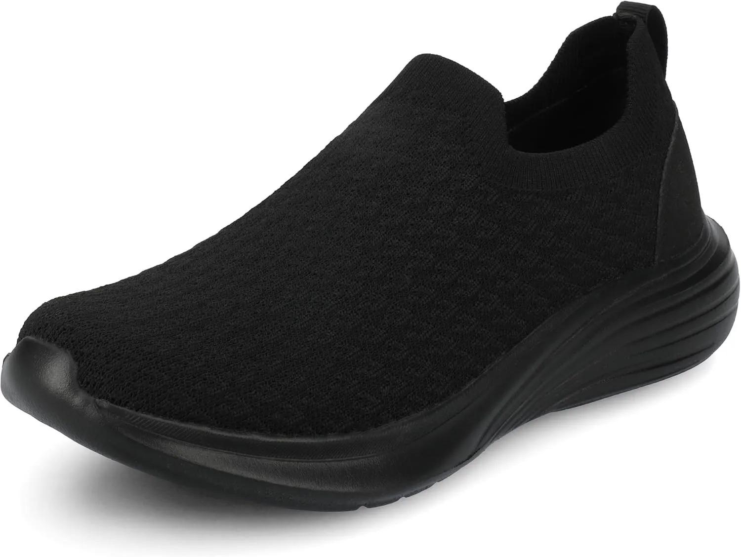 Journee Womens cushioned footbeds Linnea slip-on sneaker textile uppers round-toe