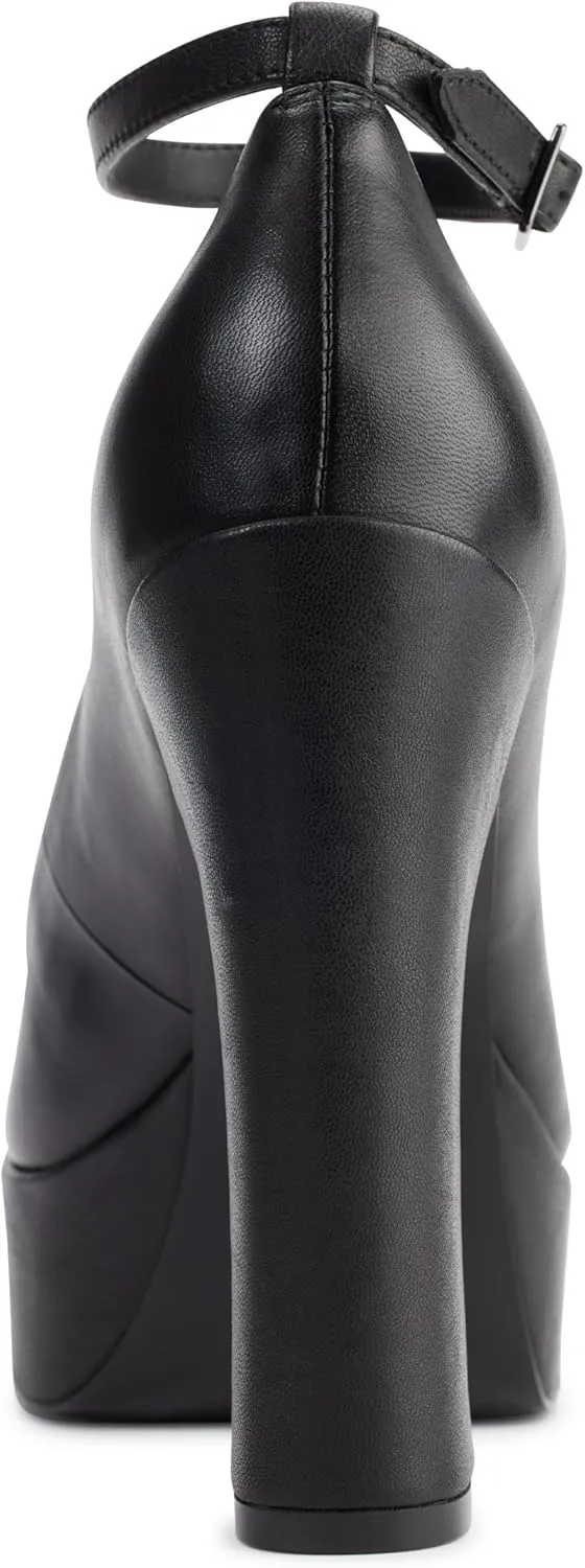 KARL LAGERFELD womens Varun Platform Ankle Pump