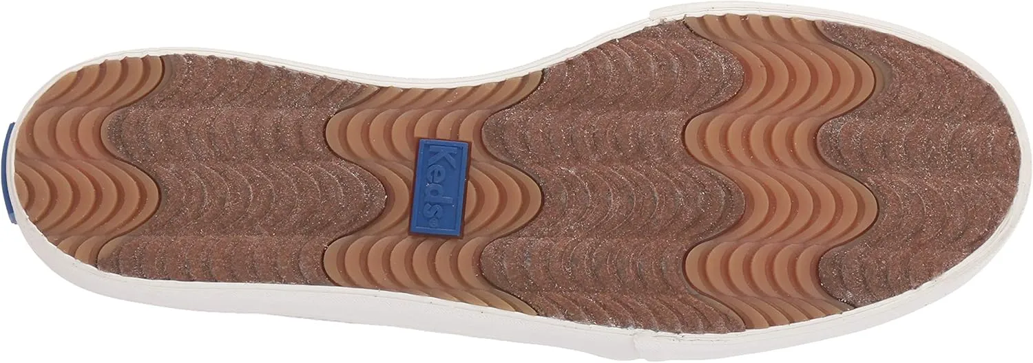Keds Women's Double Decker Stripe Star Sneaker, Taupe