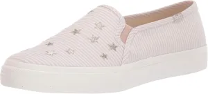 Keds Women's Double Decker Stripe Star Sneaker, Taupe