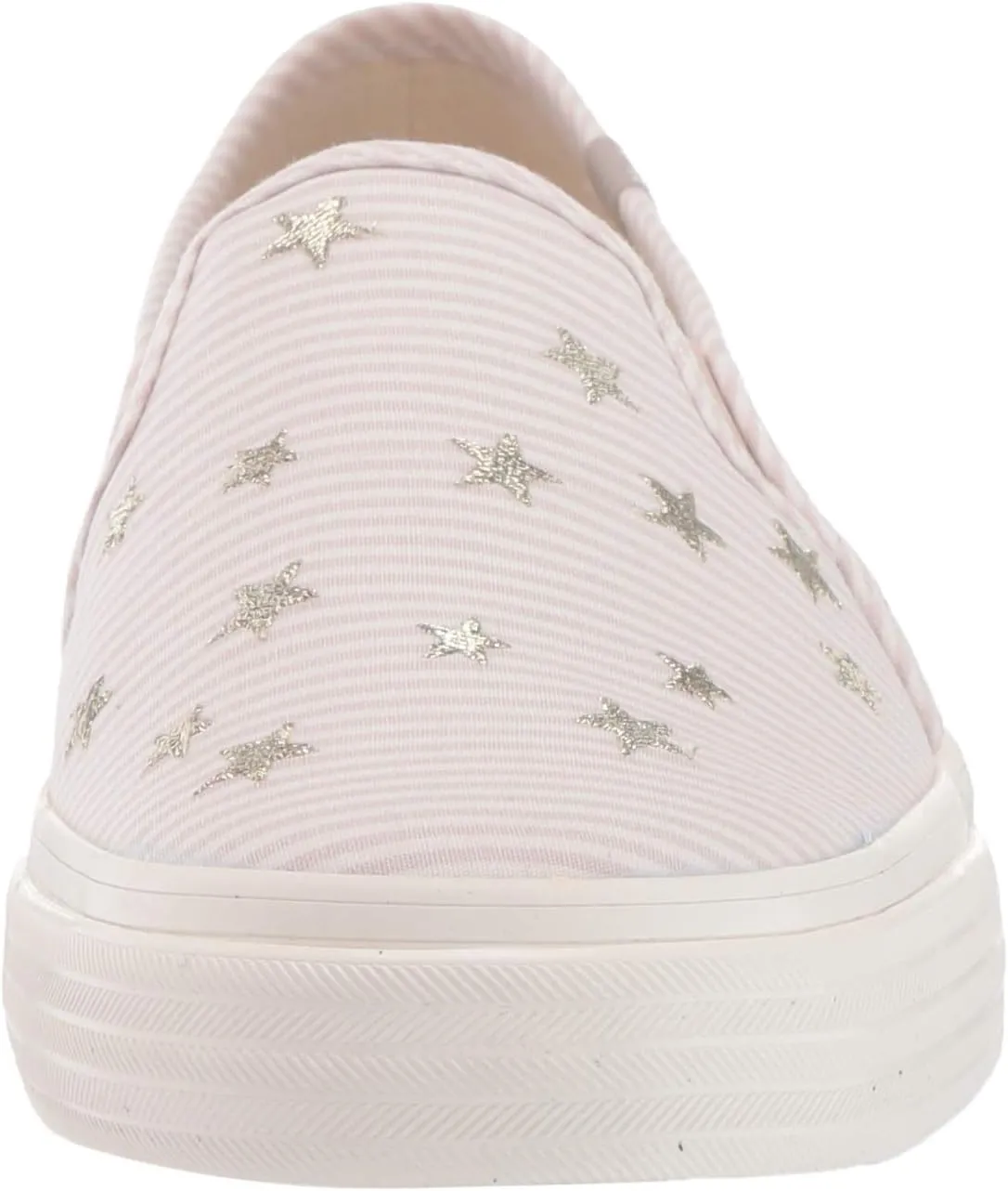 Keds Women's Double Decker Stripe Star Sneaker, Taupe