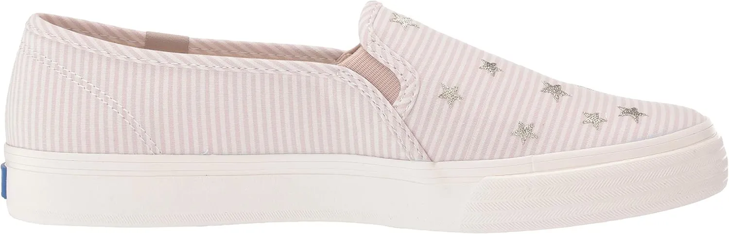 Keds Women's Double Decker Stripe Star Sneaker, Taupe