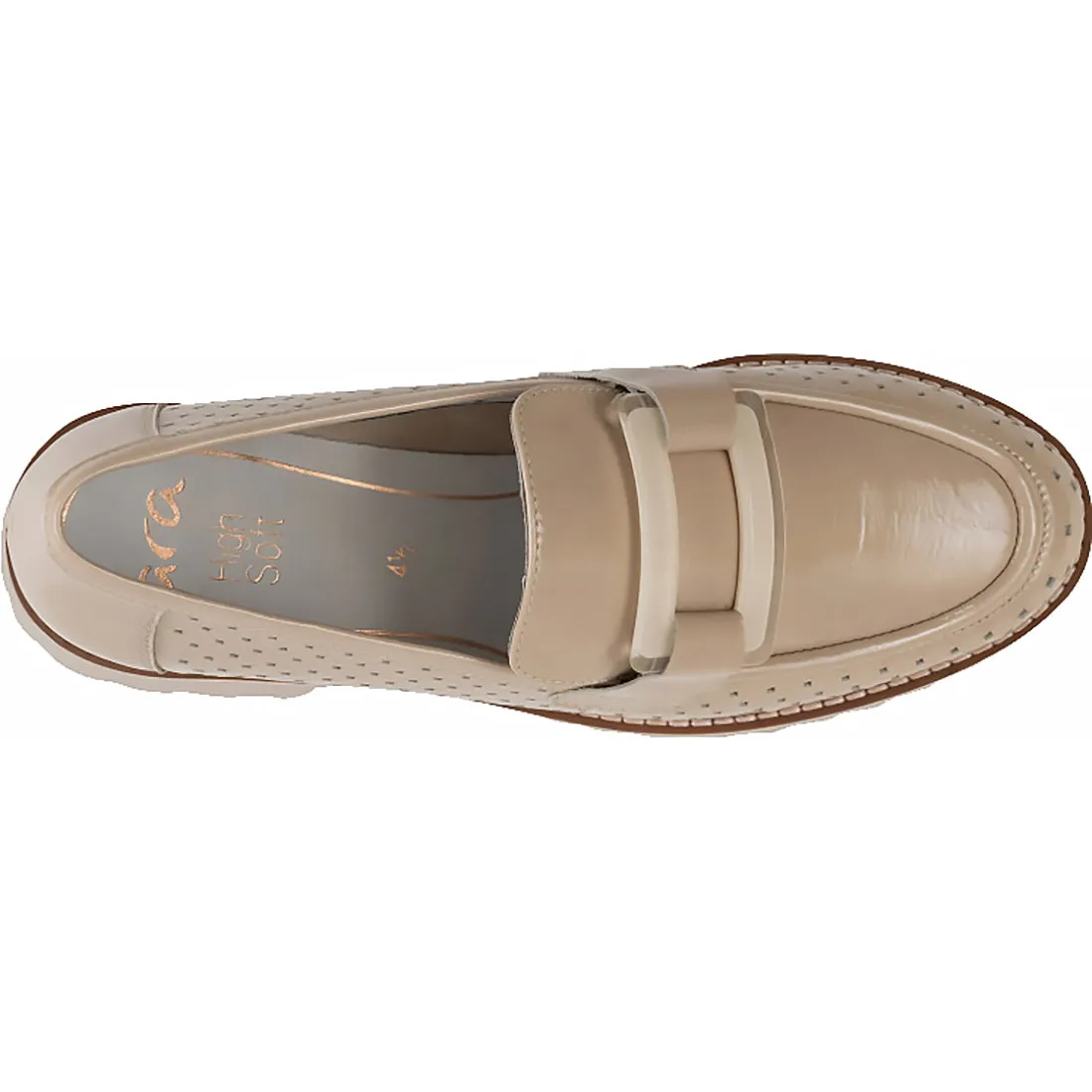 Kegon Nude Patent Leather