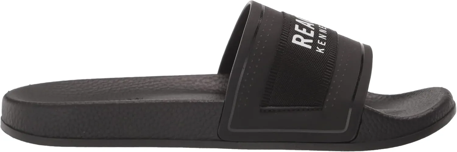 Kenneth Cole Men's Screen Mix Logo Slide Sandal