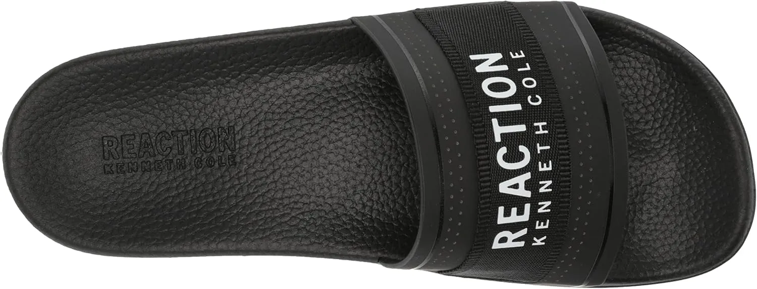 Kenneth Cole Men's Screen Mix Logo Slide Sandal
