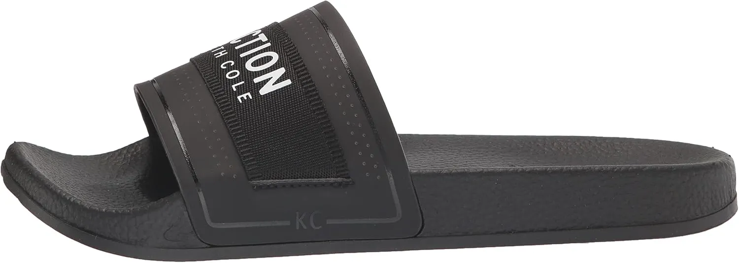 Kenneth Cole Men's Screen Mix Logo Slide Sandal