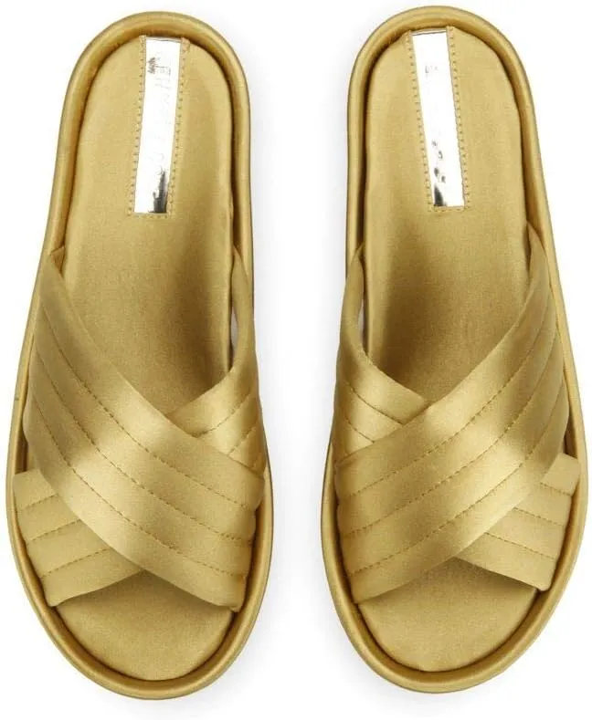 Kenneth Cole Women's Damariss Platform X-Band Slip on Sandal Slide
