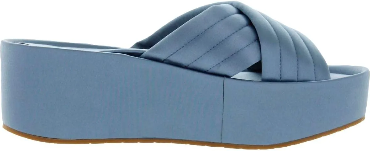 Kenneth Cole Women's Damariss Platform X-Band Slip on Sandal Slide