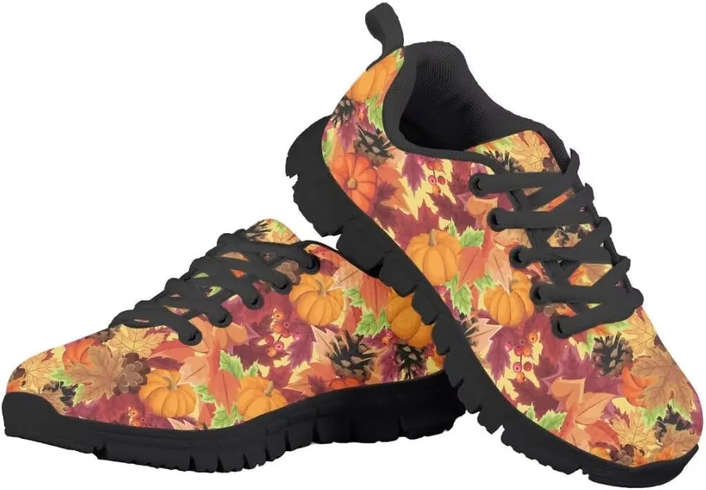 Kid Girls Shoes Running/Walking Sports Sneakers Black Sole