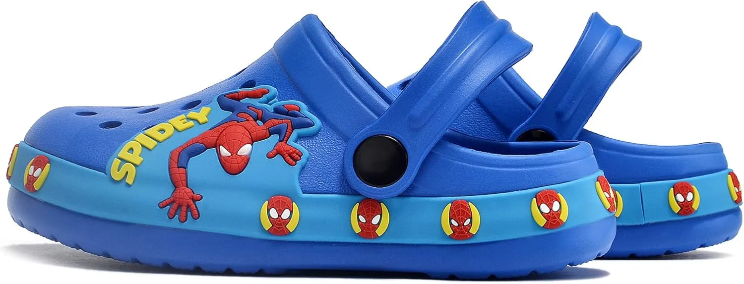 Kids Boys Cartoon Clogs Slippers Cute Toddlers Slip On Boys and Girls Lightweight Beach Pool Sandals