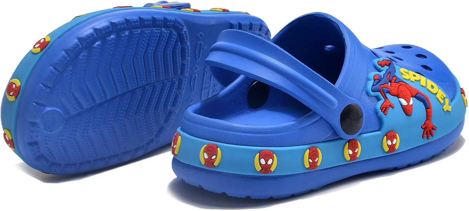 Kids Boys Cartoon Clogs Slippers Cute Toddlers Slip On Boys and Girls Lightweight Beach Pool Sandals