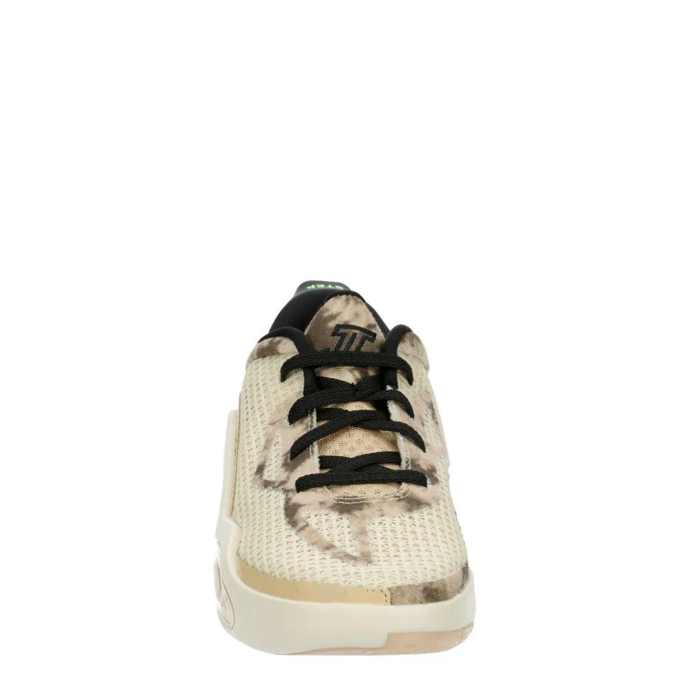 Kids Nike Air Jordan Tatum 1 Beige Brown White Black Sneaker Shoe Trainer