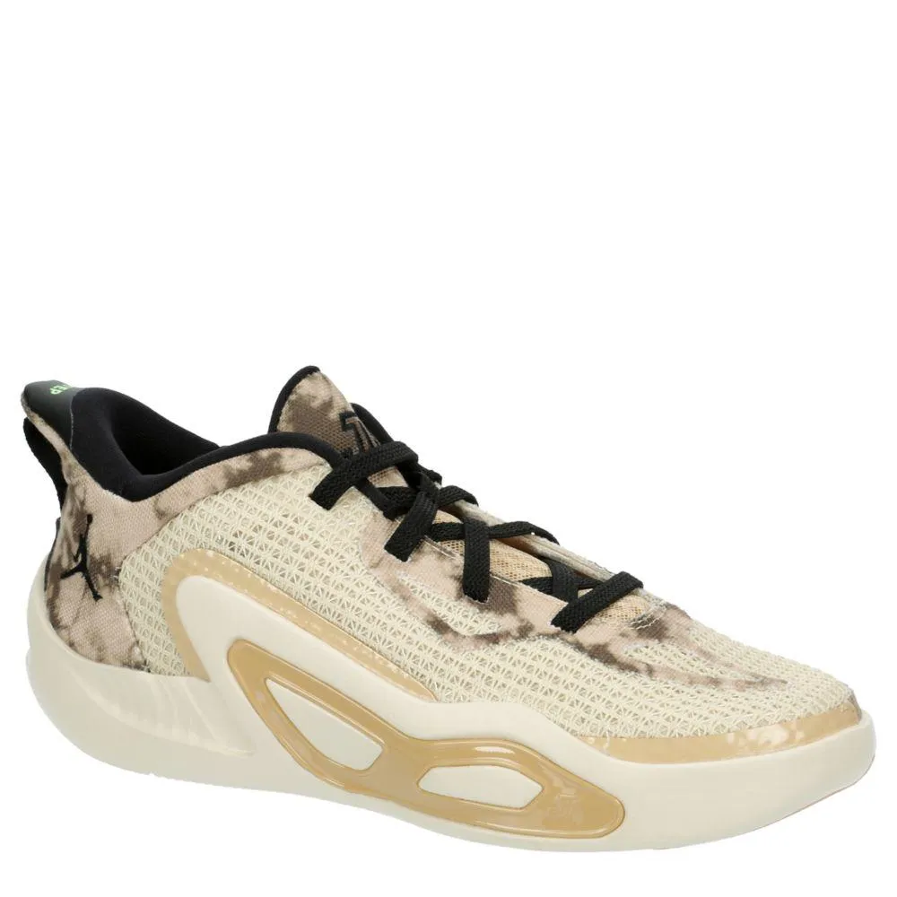 Kids Nike Air Jordan Tatum 1 Beige Brown White Black Sneaker Shoe Trainer