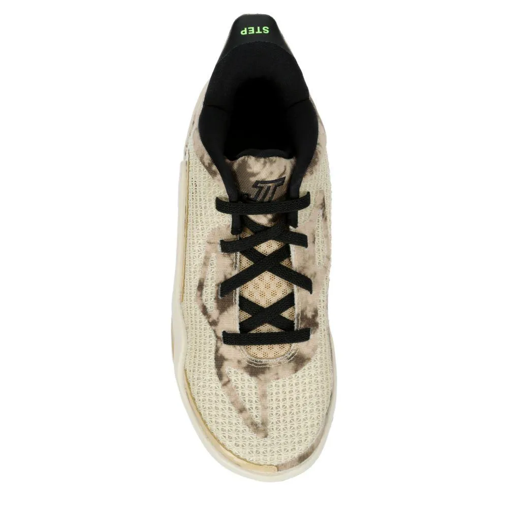 Kids Nike Air Jordan Tatum 1 Beige Brown White Black Sneaker Shoe Trainer