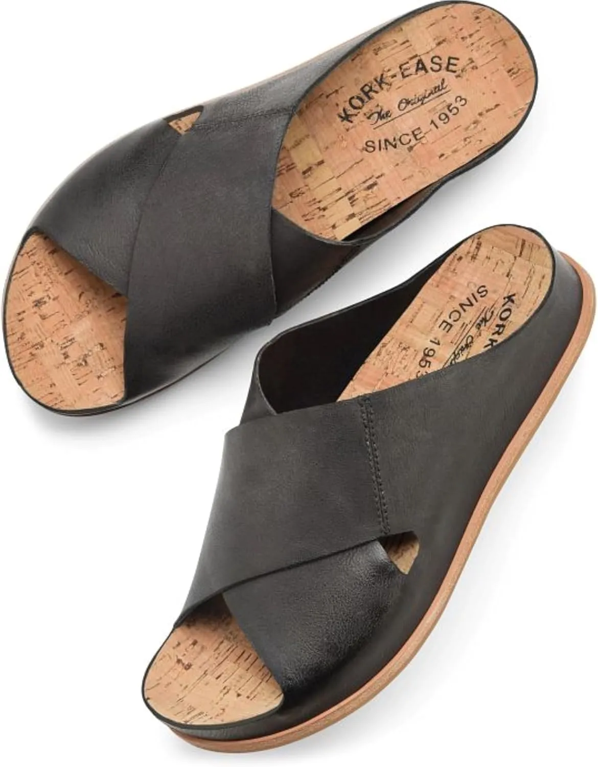 KORK-EASE Tutsi Cross-Band Women's Slip-On Sandal - Stylish Design with Ultra-Plush Comfort and Patented 2.0 Technology
