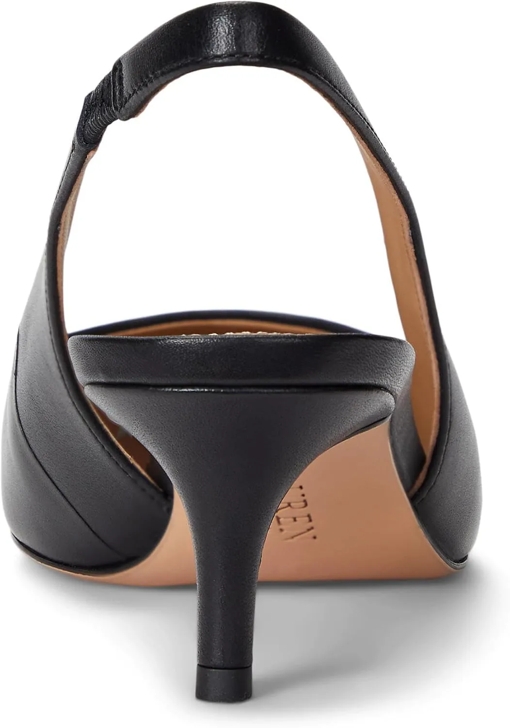 Lauren Ralph Lauren Women's Lolah Burnished Leather Slingback Pump