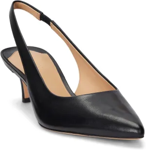 Lauren Ralph Lauren Women's Lolah Burnished Leather Slingback Pump