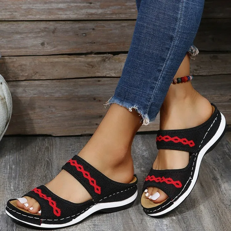 Lepa | Retro Slip-On Orthopedic Sandals