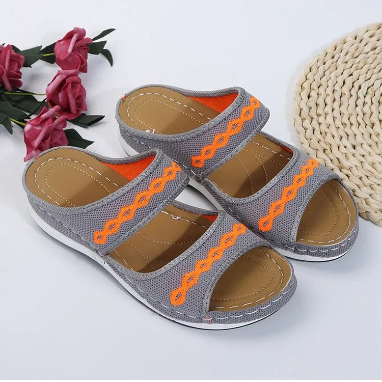 Lepa | Retro Slip-On Orthopedic Sandals