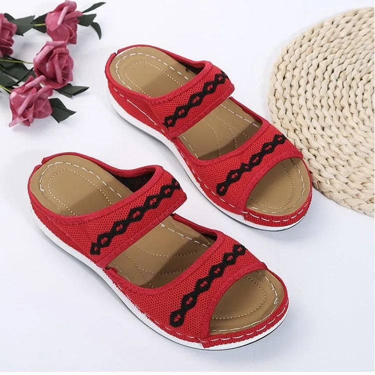 Lepa | Retro Slip-On Orthopedic Sandals