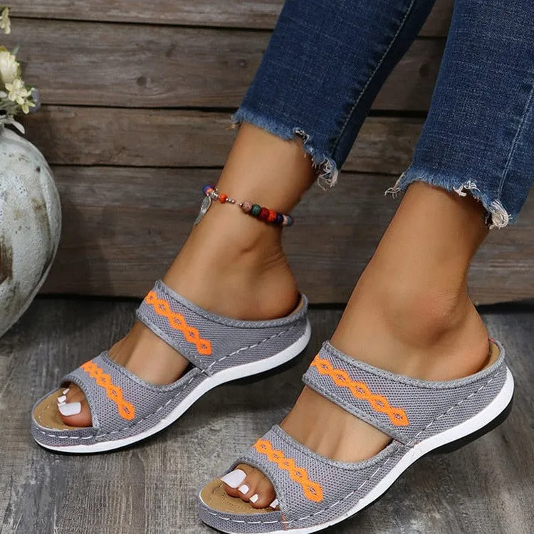 Lepa | Retro Slip-On Orthopedic Sandals