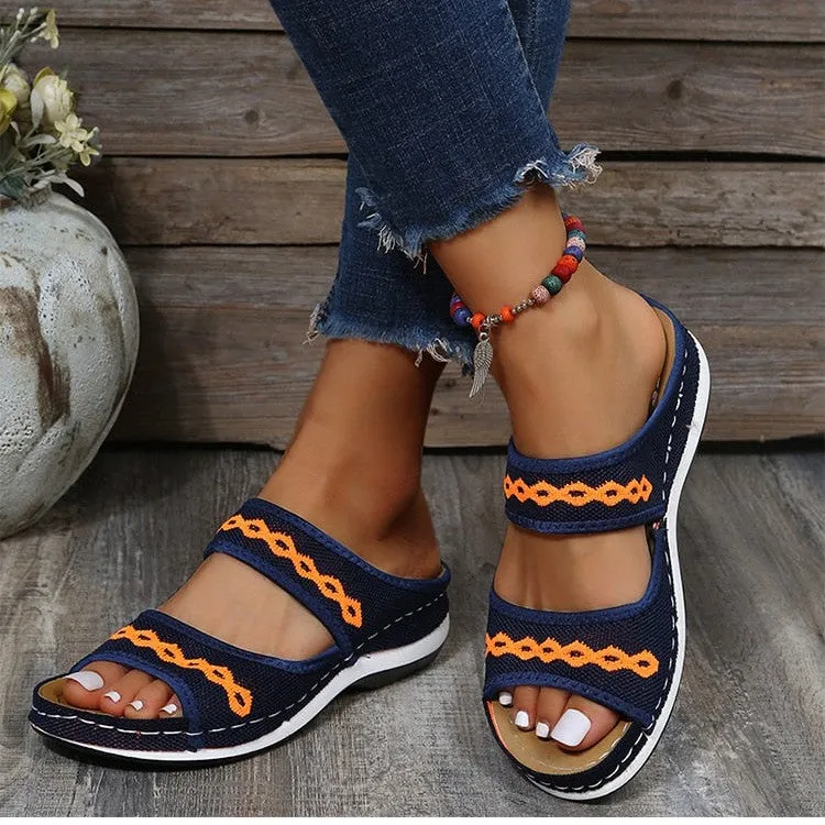 Lepa | Retro Slip-On Orthopedic Sandals