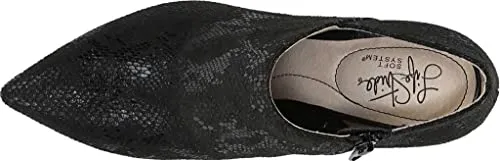 LifeStride Nicolette Black Python 6.5