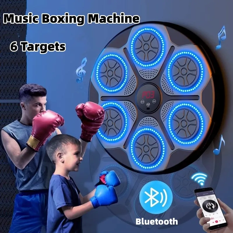 Light Karate Adjustable Indoor With Household Adults Music Kickboxing Fast dispatch Machine Mode Boxing Bluetooth-compatible Speed For Fitness Home Anti-theft RGB