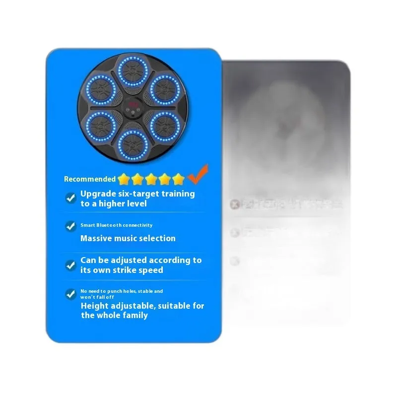 Light Karate Adjustable Indoor With Household Adults Music Kickboxing Fast dispatch Machine Mode Boxing Bluetooth-compatible Speed For Fitness Home Anti-theft RGB