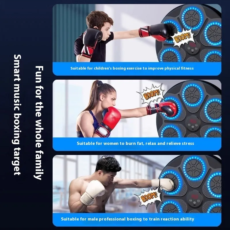 Light Karate Adjustable Indoor With Household Adults Music Kickboxing Fast dispatch Machine Mode Boxing Bluetooth-compatible Speed For Fitness Home Anti-theft RGB