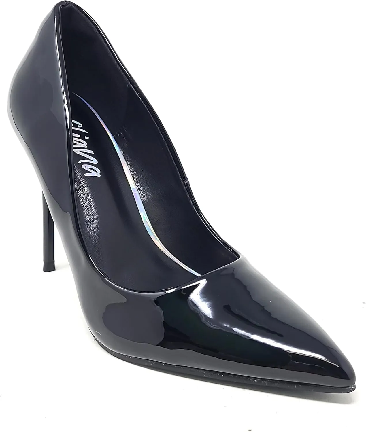 Liliana Women’s Vivienne-1 High Heel Dress Pump Pointed Closed Toe Shoe Classic Pump Heels