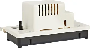Little Giant VCCA-20ULS 115-Volt, 60 Hz, 1/30 HP, 80 GPH Low-Profile Automatic Condensate Removal Pump with Safety Switch, White/Black, 554201101