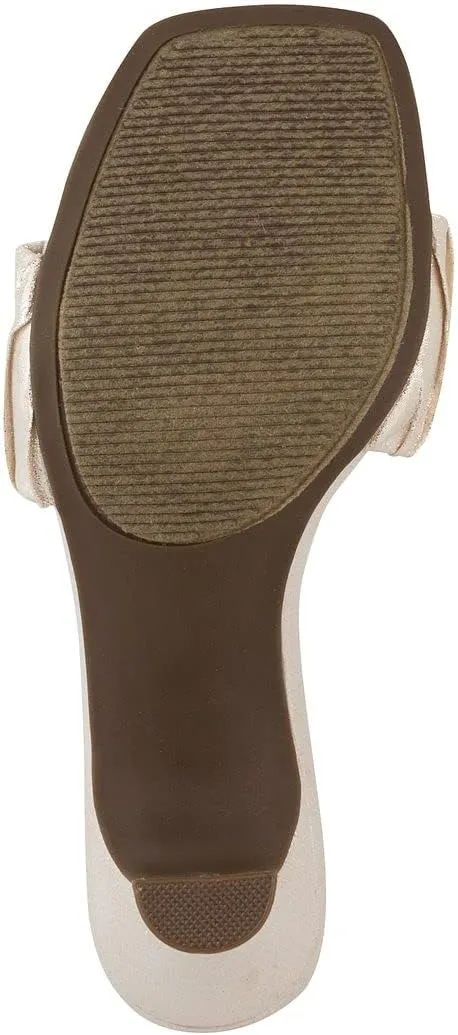 LONDON FOG Womens Leana Dress Sandal Womens comfort Heeled Sandals