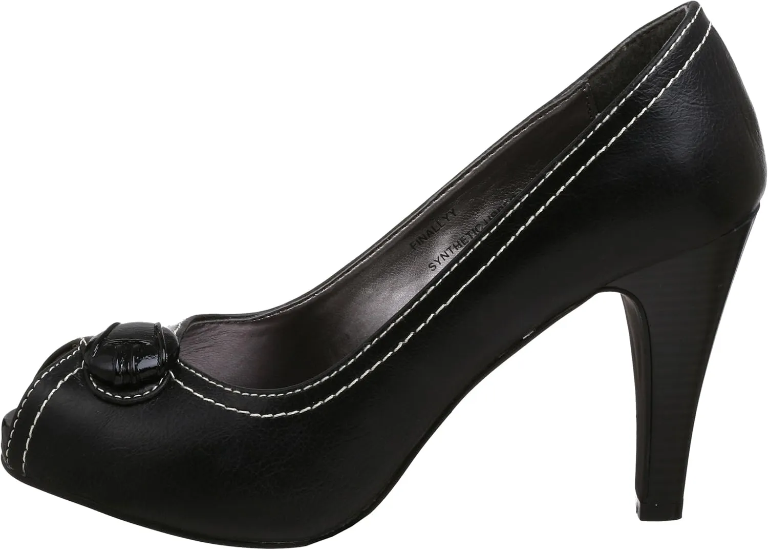 Madden Girl Women's Finallyy Open Toe Pump