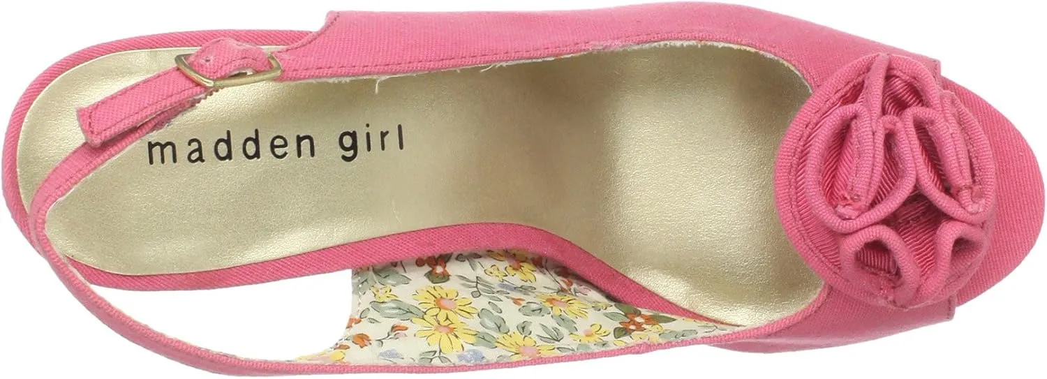 Madden Girl Women's Kiira Open-Toe Pump