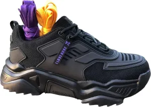 Mamba 24 Mens Wide Walking Shoes Height Increasing Luxury Mech Sneakers with Latex Insoles Mens Platform Shoes Hiptop Black Running Sport Shoes Male