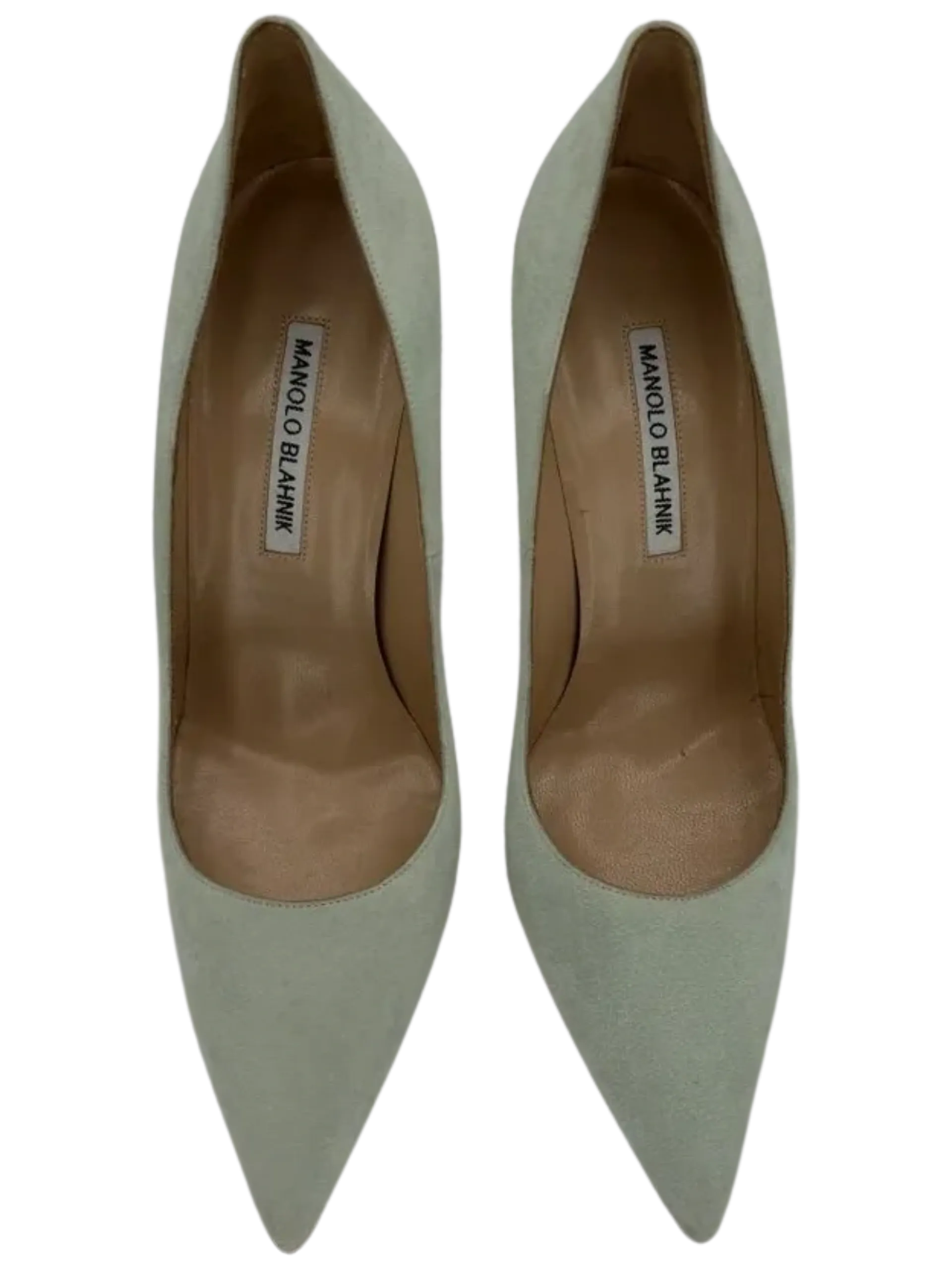 Manolo Blahnik BB 105mm Suede Pumps