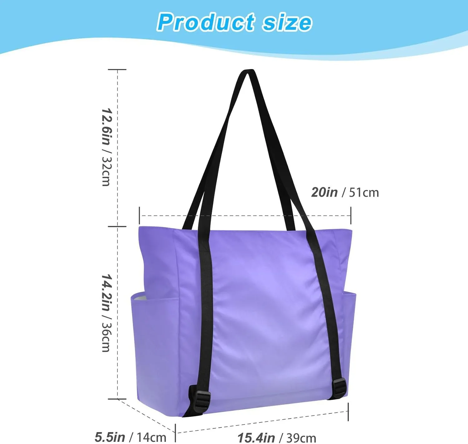 MCHIVER Phoenix Start Gradient Yoga Bag for Women Yoga Mat Carrier Fits All Your Stuff Large Pilates Gym Bag